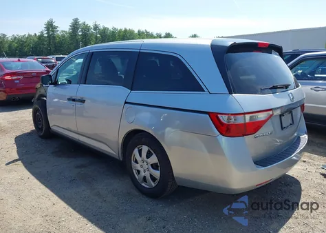 2013 Honda Odyssey Lx из США, поврежденный, VIN 5FNRL5H22DB078398